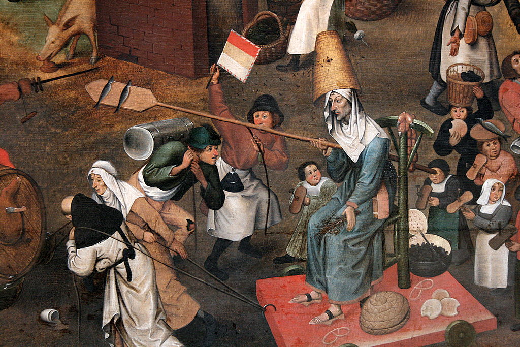 Lent (detail), by Pieter Brueghel the younger