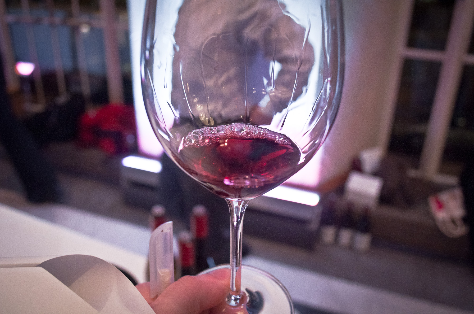 en primeur Burgundy shines in the Wine Rambler's hand at RIBA