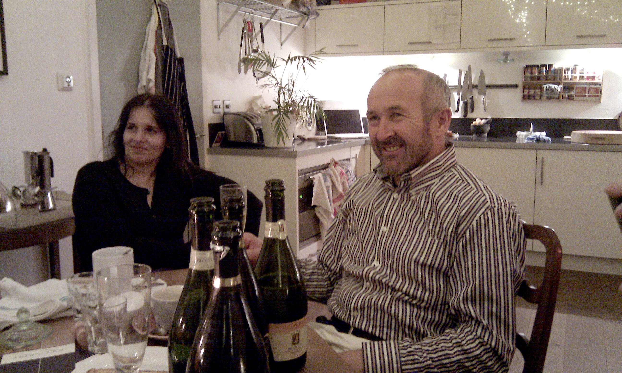 the Fornasiers at the tasting