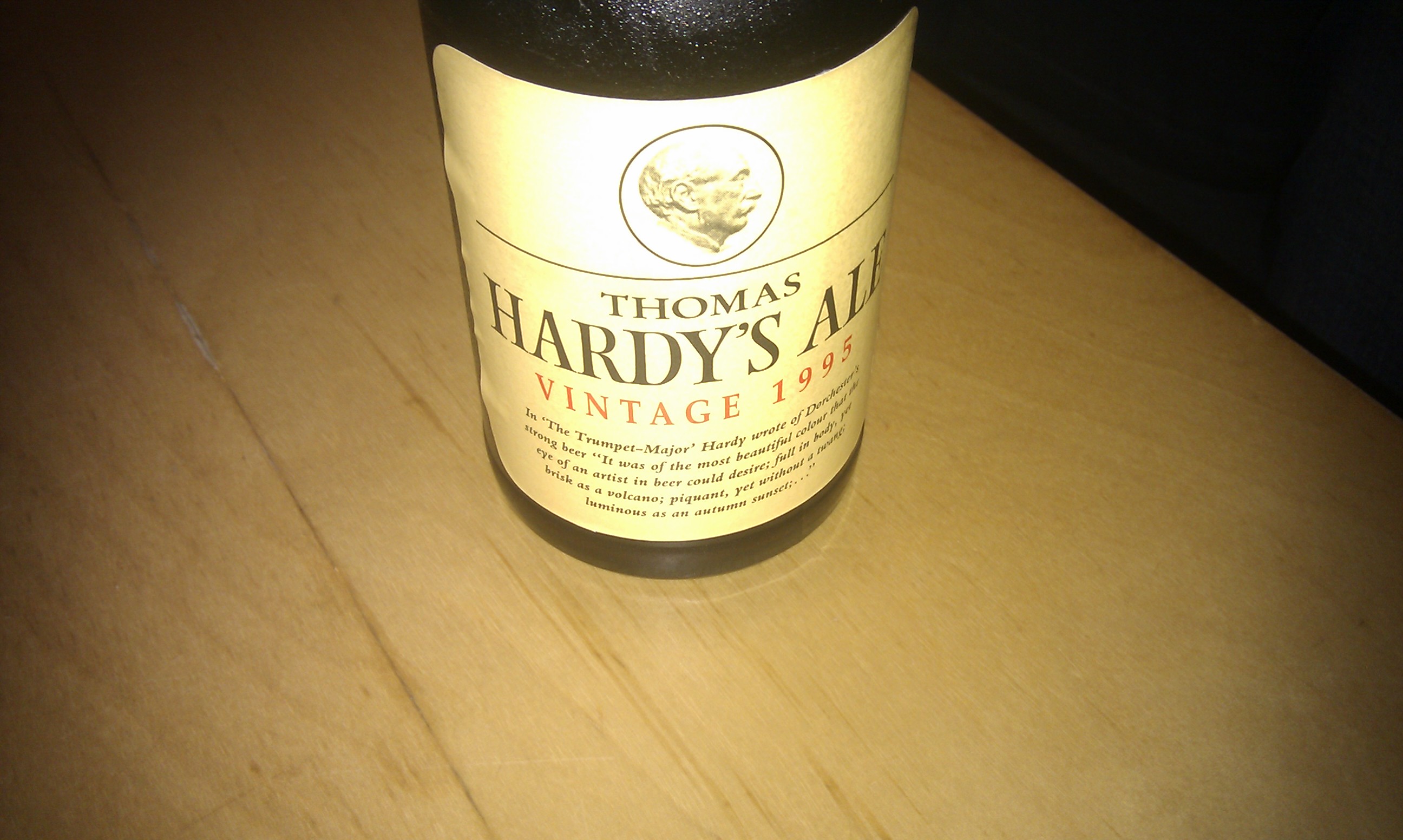 Hardy's 1995 vintage ale