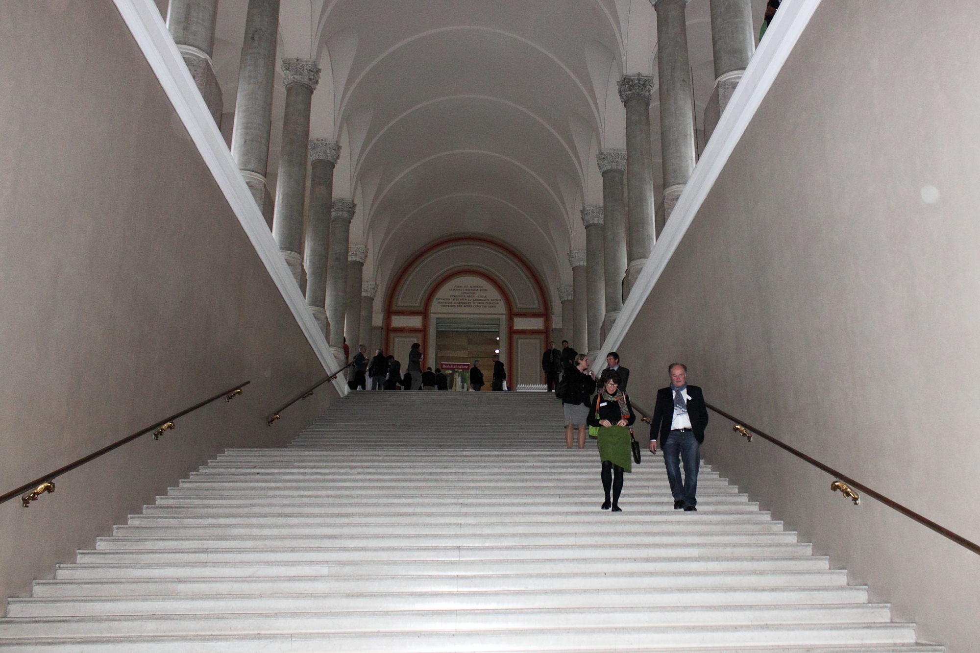 When the stairwell is grander than any room... 